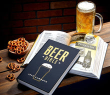 The Beer Bible Navy Leather