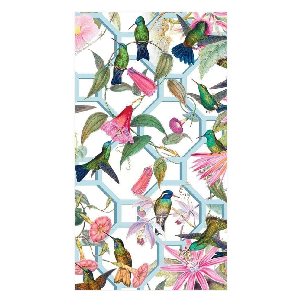 Hummingbird Trellis Paper Guest Towel Napkins