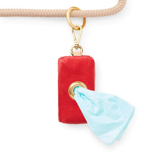Ruby Valentine's Day Waxed Canvas Poop Bag Dispenser