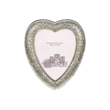 Sterling Silver Frame Victorian Heart 2.5" x 3". SKU # J106.