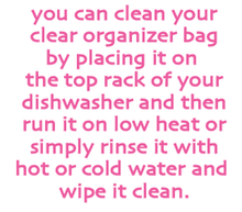 Sedi Medi Clear Gussetted Organizer Bag (gallon size)