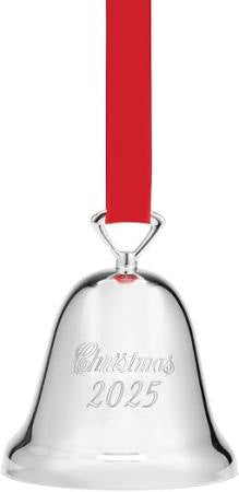 2025 Annual Christmas Bell Silverplate Ornament