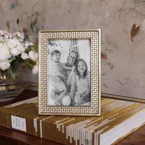 GIFTABLES Sierra Modern Tiffany 4 x 6 Frame (Gold