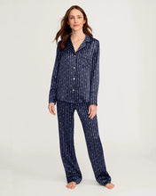 Women's Silk Pajama Set in Nautical Knots