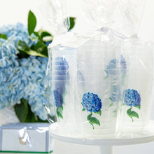 Blue Hydrangeas Shatterproof Cups | Set of 8
