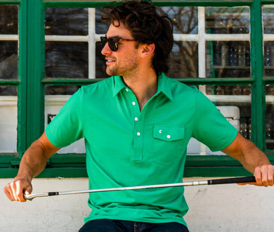 Performance Players Shirt Green-m-pcs38-df : Large