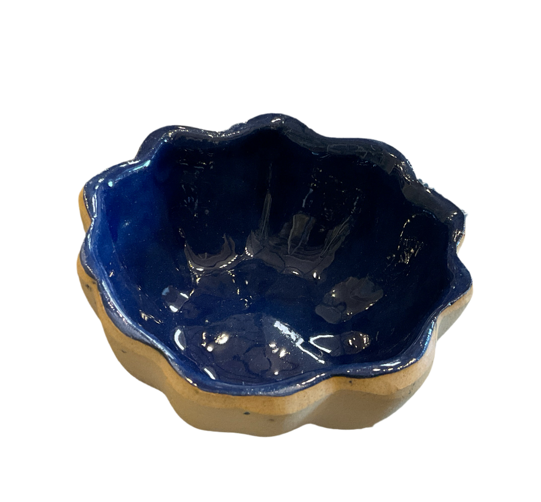 Mini Scallop Bowl-TF20206 : Cobalt