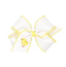 King Embroidered Bow w/Moonstitch Edge