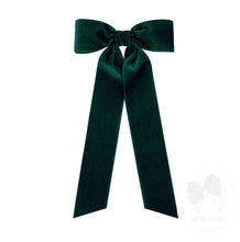 Mini Velvet Bow w/Tails