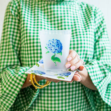 Blue Hydrangeas Shatterproof Cups | Set of 8
