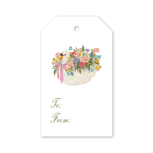 Swan Blooms Gift Tags