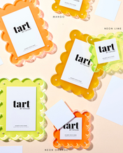 Neon Orange Mini Acrylic Picture Frame