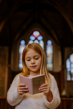 Pink Child's Size New Testament Bible With Engravable Pewter Cross Cover SKU:Bible12