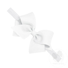 Grosgrain Girls Hair Bow on Baby Band