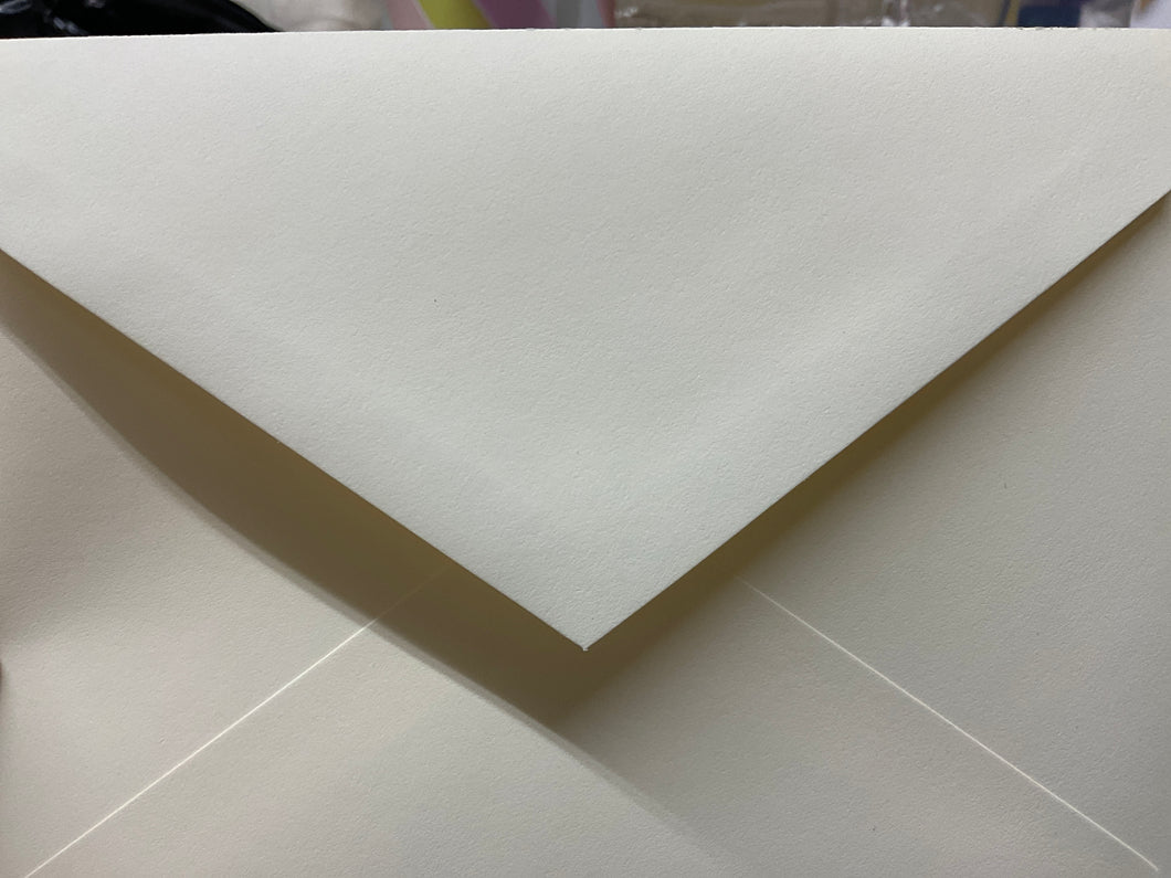 100 Ecru Envelopes 5 7/8 x 7/8
