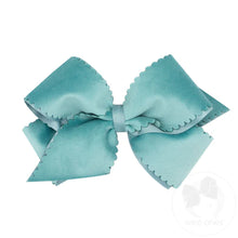 Small King Scalloped Edge Faux Velvet Overlay