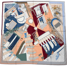 Wool/Silk Scarf 52x52