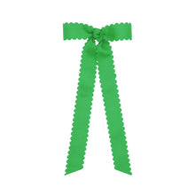 Mini Bowtie w/Scalloped Edge, Knot Wrap, and Streamer Tails