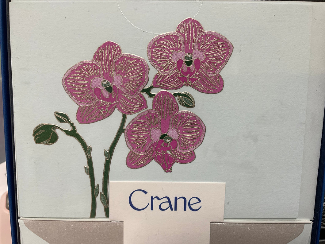Engraved Violet Orchid Notes on Beach Glass Kid Finish-CF1766