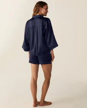 The Olivia Silk Short Set in Navy