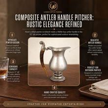 Composite Antler Handle Pitcher