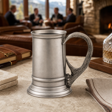 Pewter English Mug with Pewter Antler Handle