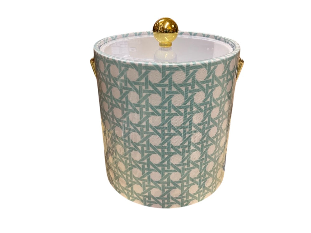 ICE BUCKET CANE SEA GOLD HANDLE