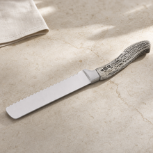 Baguette Board with Antler Bread Knife