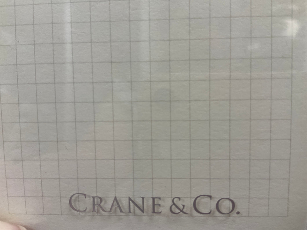 Ecru Grid Jotter Cards-JC06625