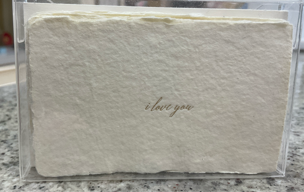 I Love You Calling Cards Pink-cac-love : 2