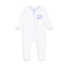Gone Fishing Applique Zip Footie
