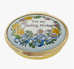 "For My Darling Mother" Enamel Box