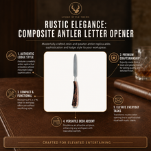 Composite Antler Letter Opener