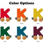 Bright Color Name Train