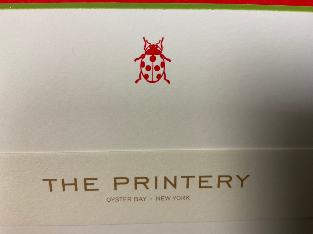 LADYBUG NOTECARDS-NC1.LADYBUG