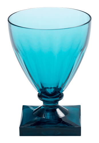 Acrylic Wine Goblet-Turquoise Acrylic-Goblet (8.5 Ounces)