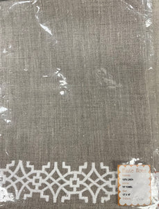 Chinois Tip Towel On Flax-50241-WF