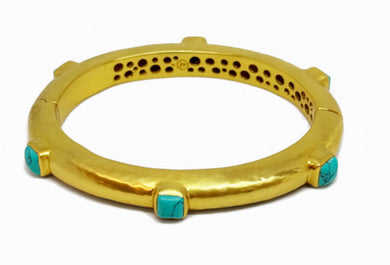 Catalina hinge bangle turquoise
