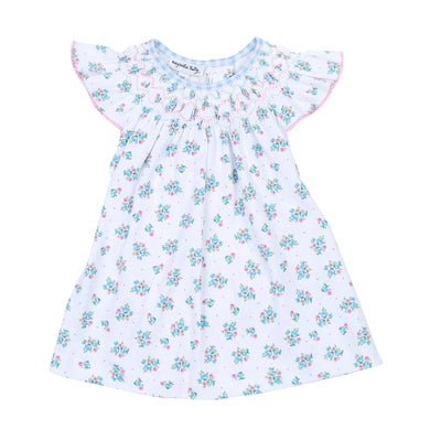 Anna's Classics Bishop Print Flutters Dress with Bloomers
