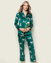 Women's Silk Pajama Set in Panthère de Luxe Collection