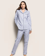 Navy French Ticking Pajama Collection