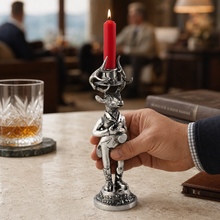 Gentleman Elk Short Candlestick