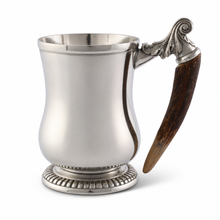Curved English Mug -  Antler Handle