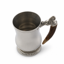 Curved English Mug -  Antler Handle