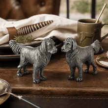 Pewter Retriever Salt and Pepper