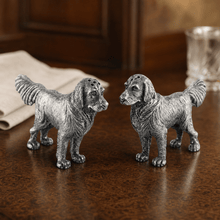 Pewter Retriever Salt and Pepper