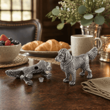 Pewter Retriever Salt and Pepper