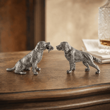 Pewter Hunting Dogs Salt & Pepper Set