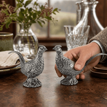Pewter Pheasants Salt & Pepper Set