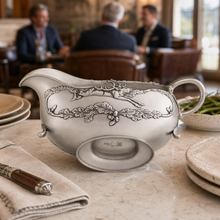 Noble Elk Pewter Gravy Boat